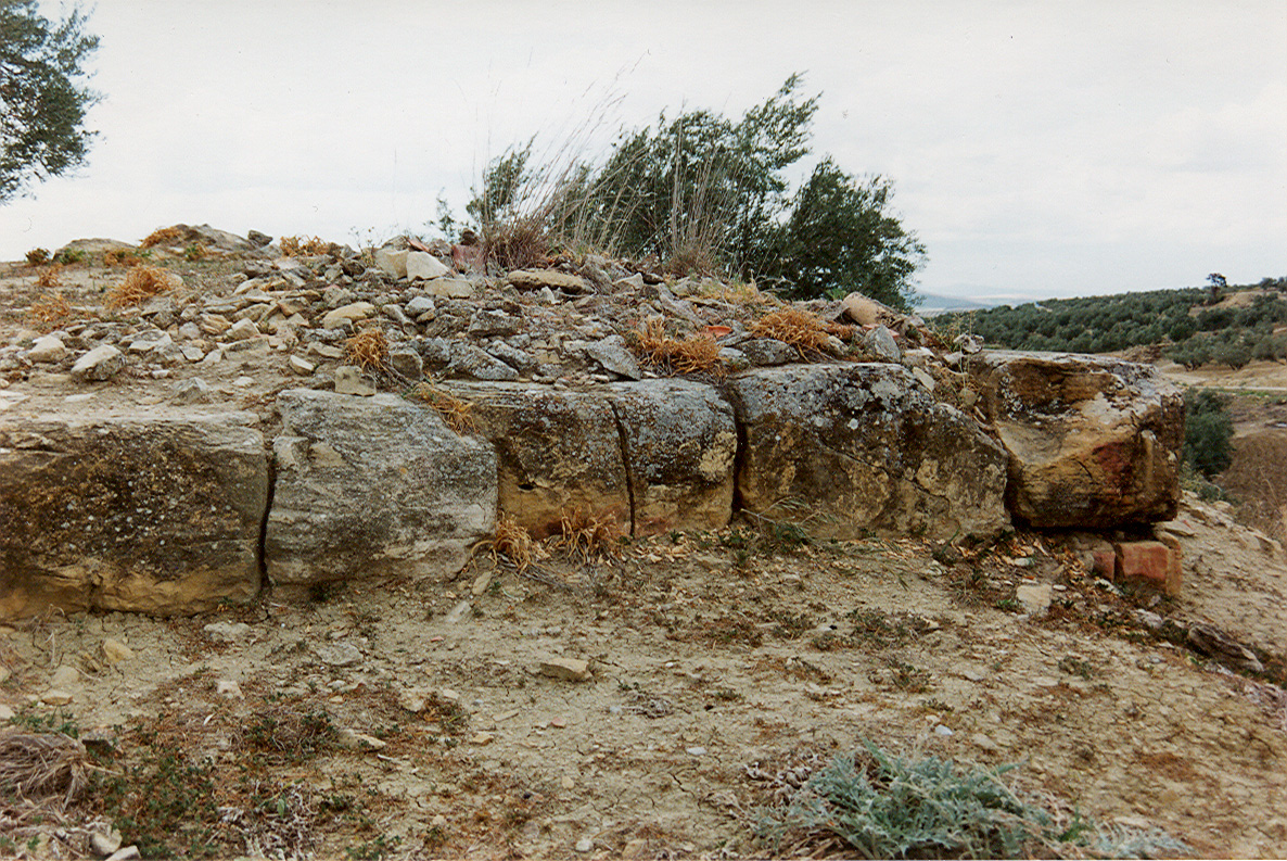 Restos de fortificación de época ibérica. Cerro de la Pontanilla